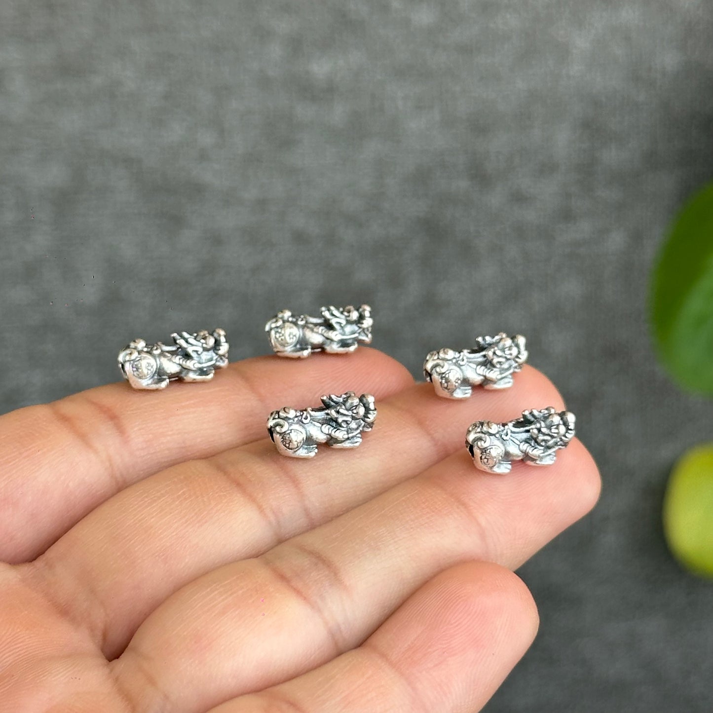 Pixiu Silver Charm Small