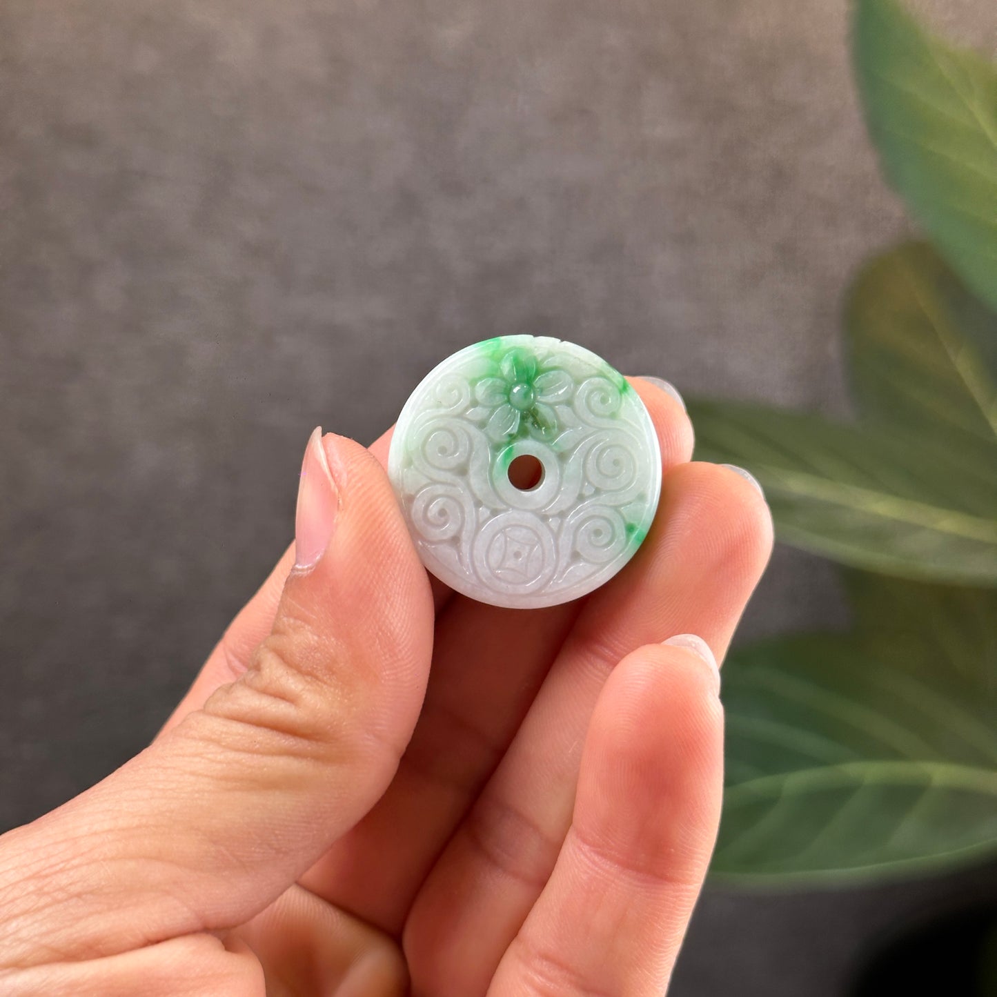 Natural Jadeite Jade Donut