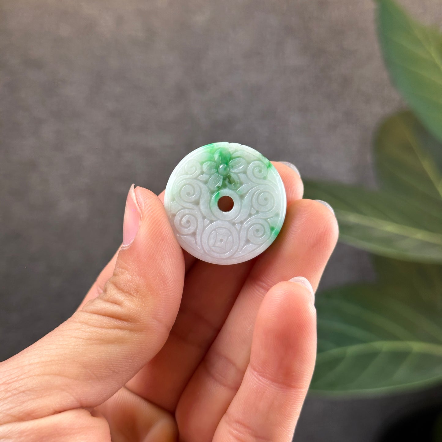 Natural Jadeite Jade Donut