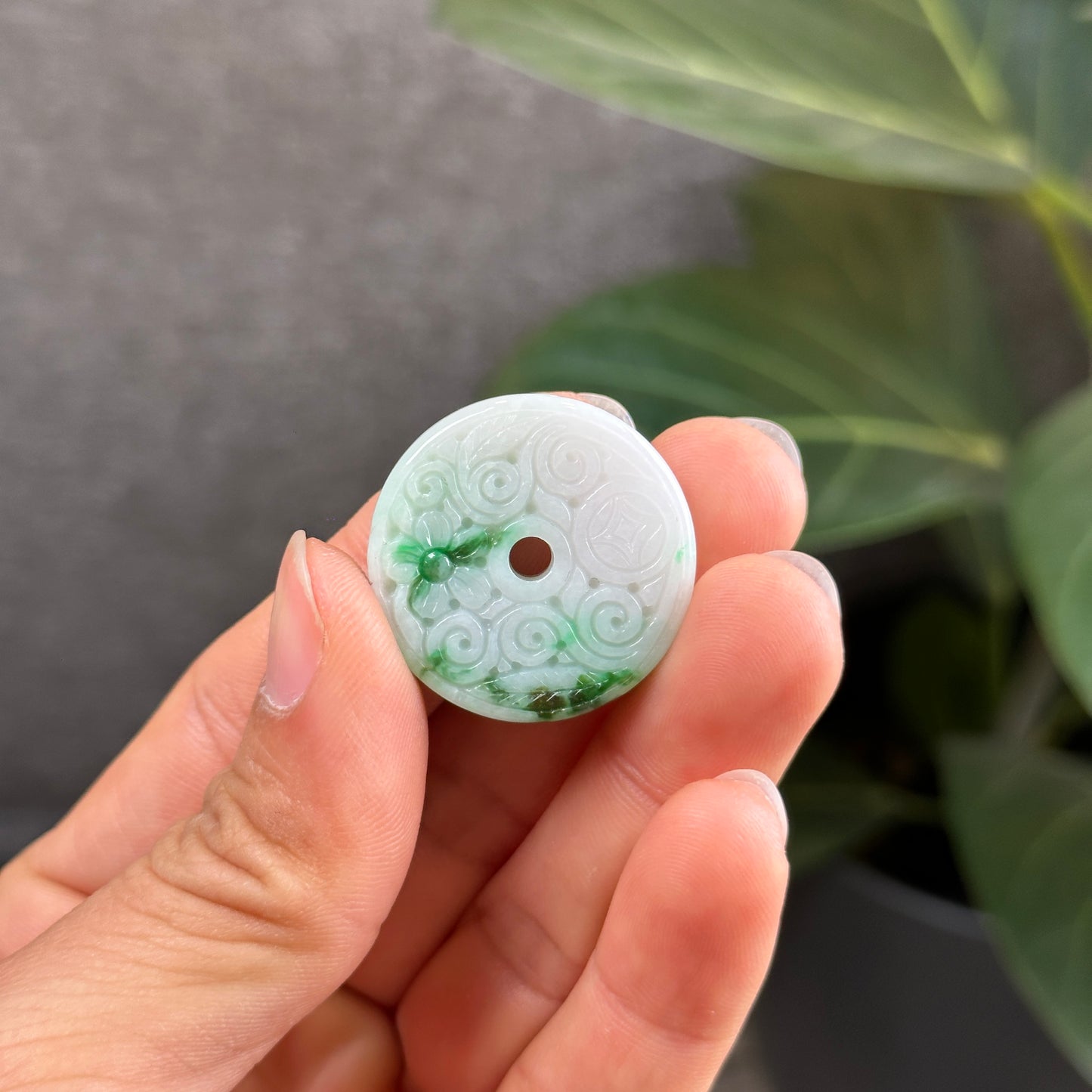 Natural Jadeite Jade Donut