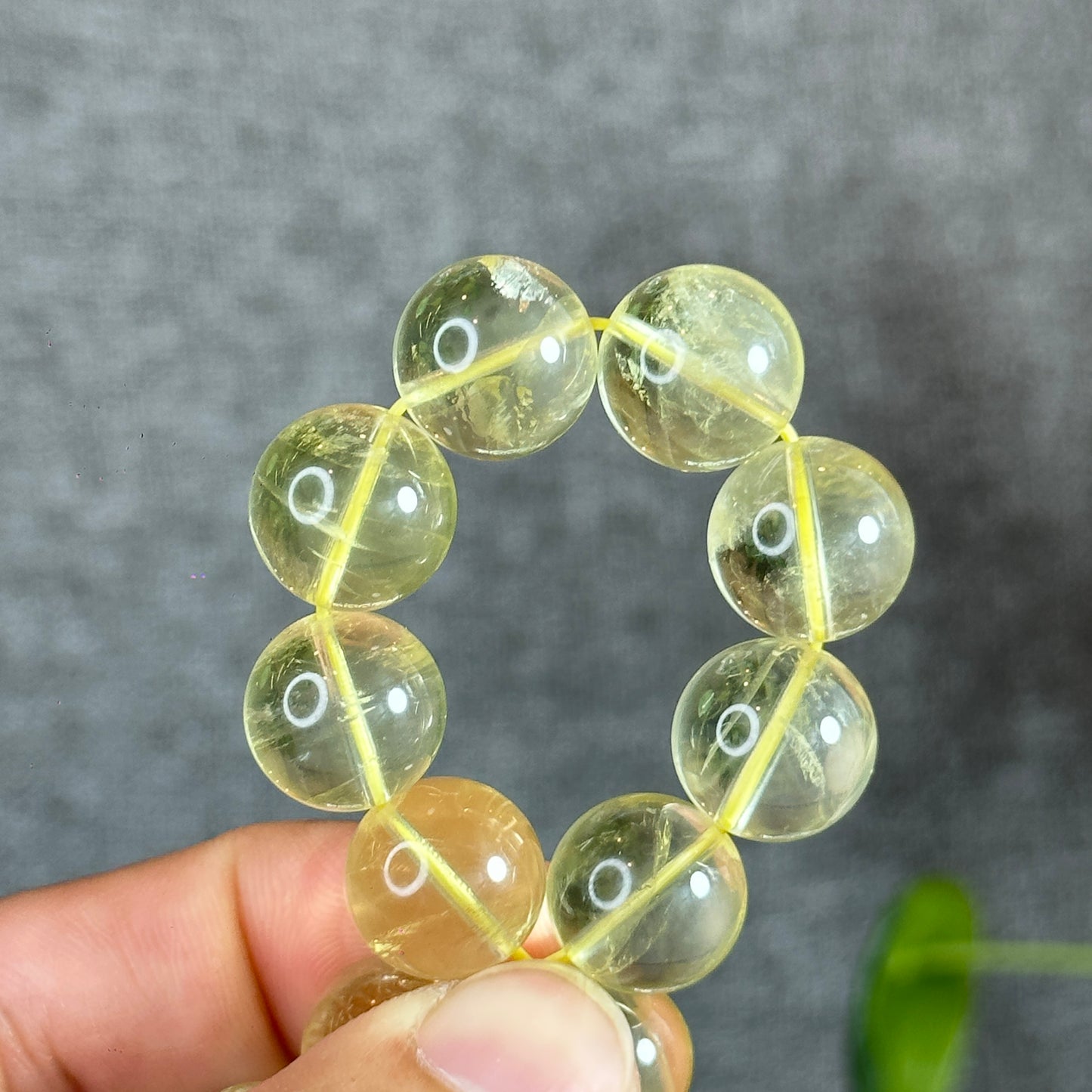 Natural Citrine Bracelet Size 13 mm