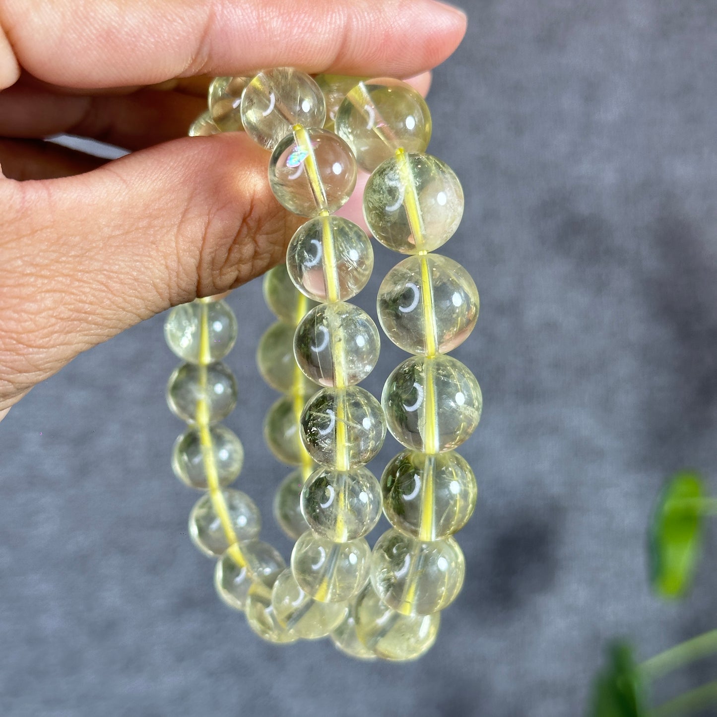 Natural Citrine Bracelet Size 13 mm