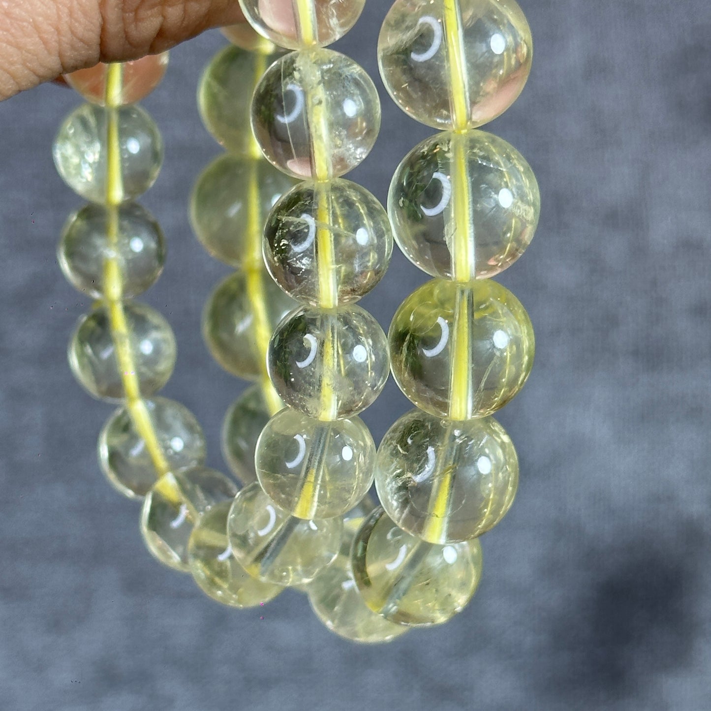 Natural Citrine Bracelet Size 13 mm