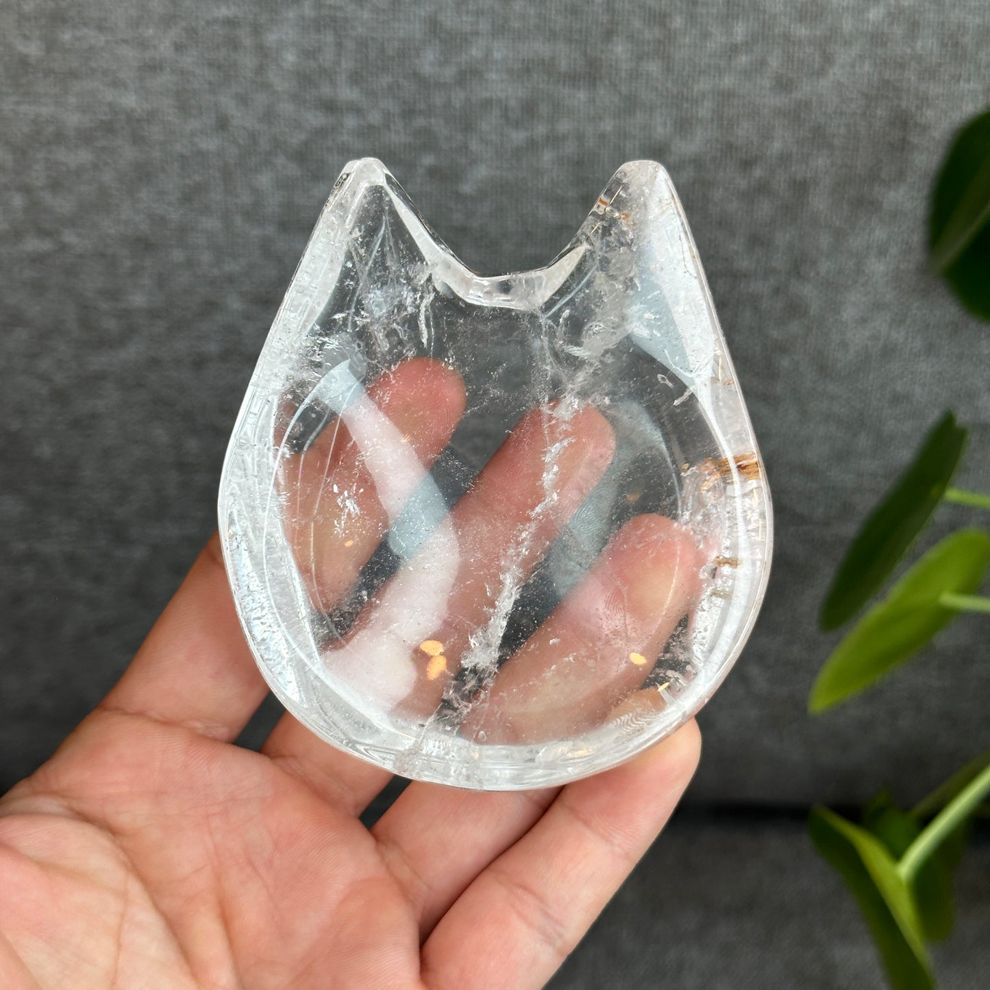 Natural Clear Quartz Bowl