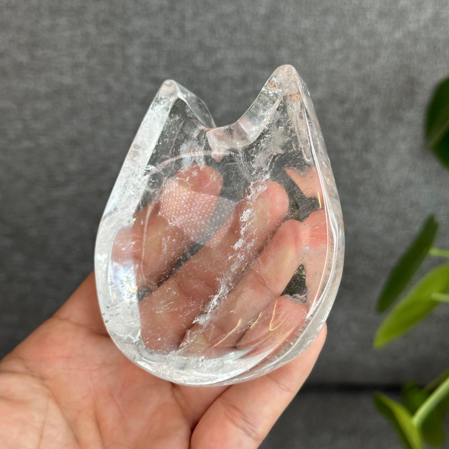 Natural Clear Quartz Bowl