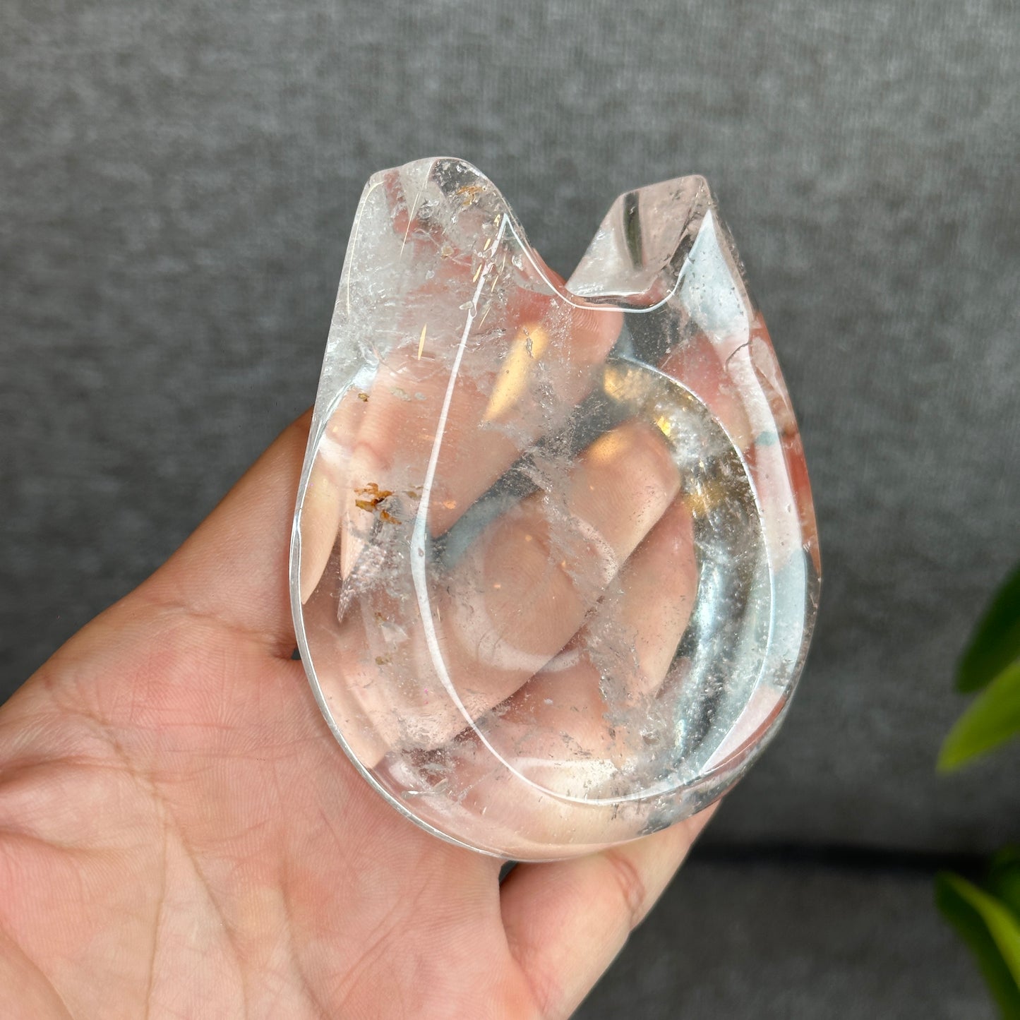 Natural Clear Quartz Bowl