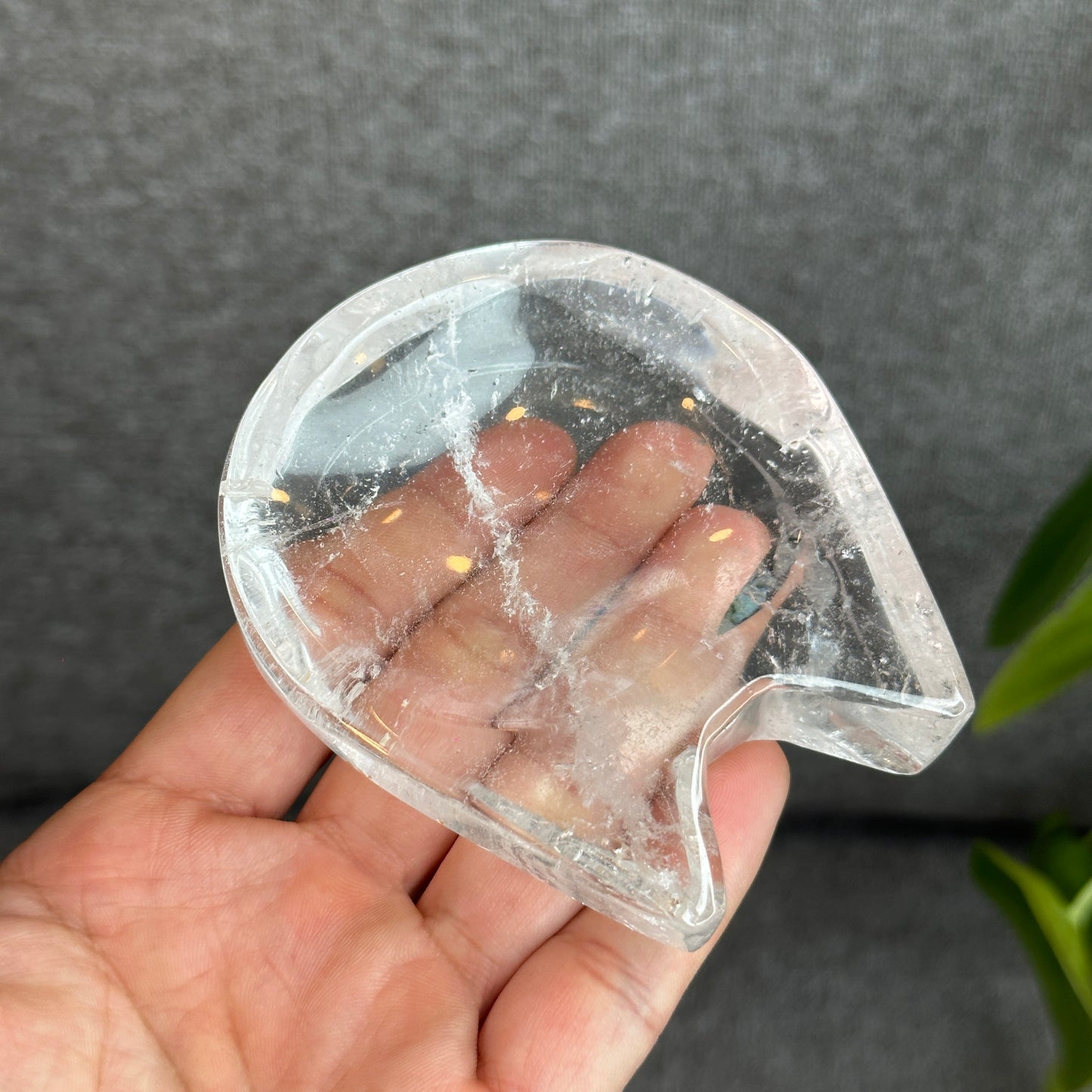 Natural Clear Quartz Bowl