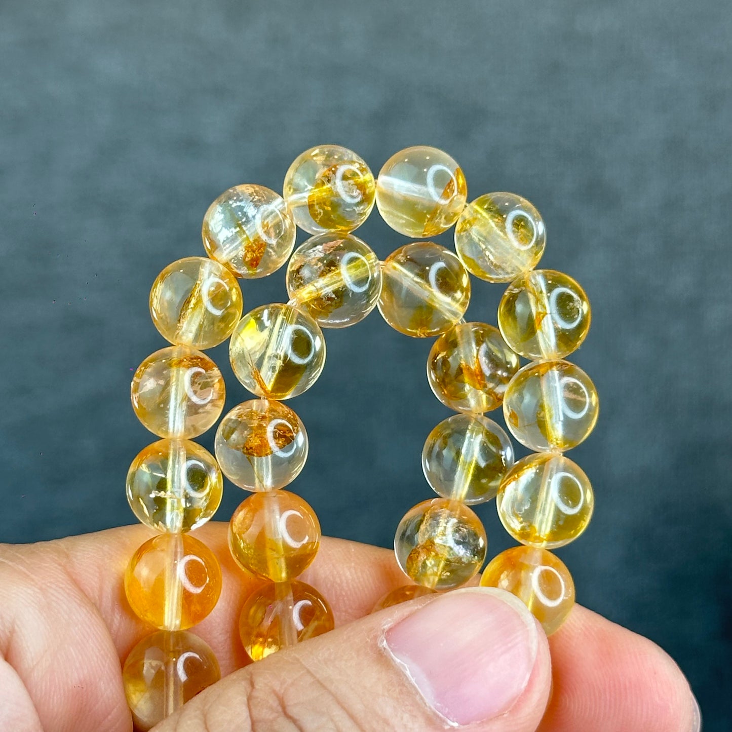 Natural Golden Healer Quartz Bracelet Size 10 mm