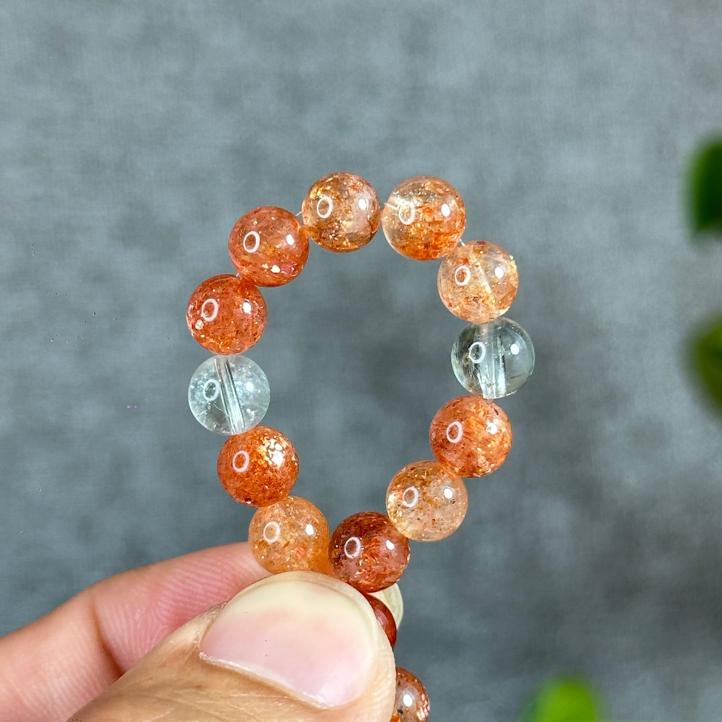 Natural Anisha Golden Sunstone Bracelet Size 6.5 mm