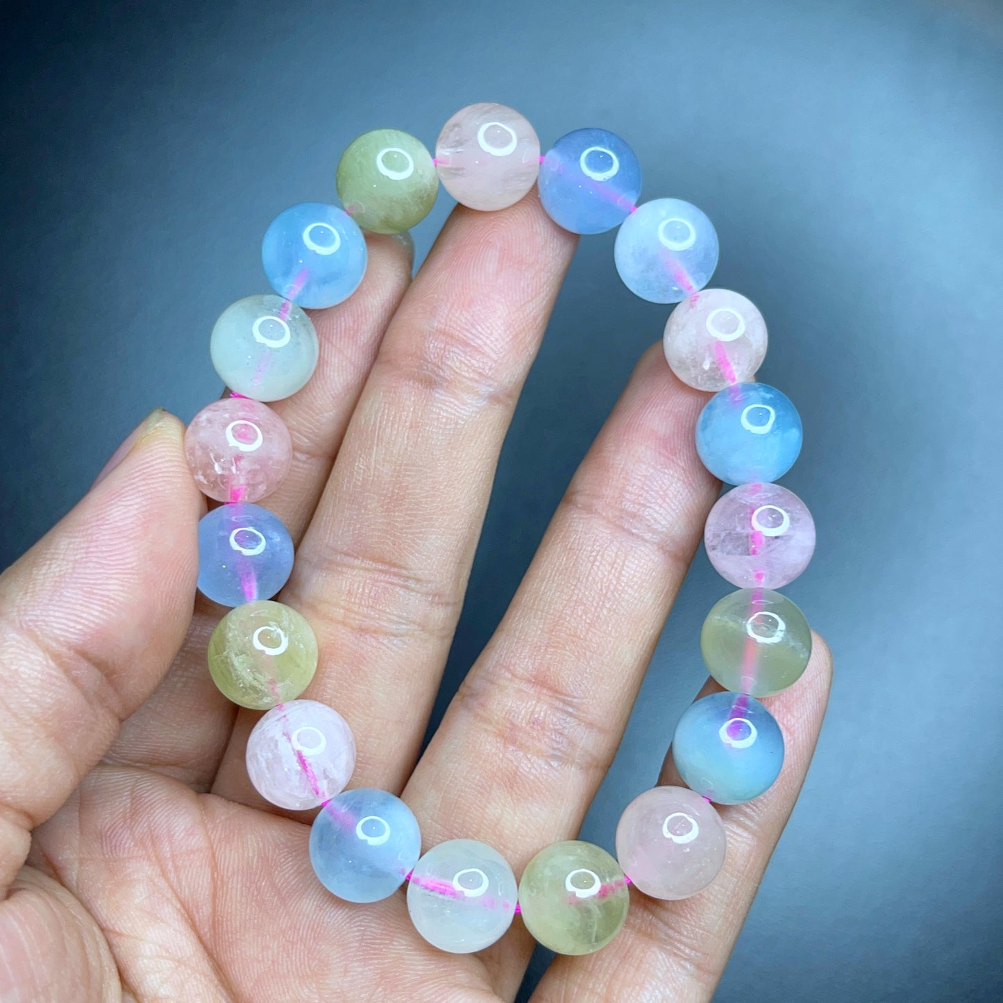 Natural Beryl Bracelet Size 10 mm