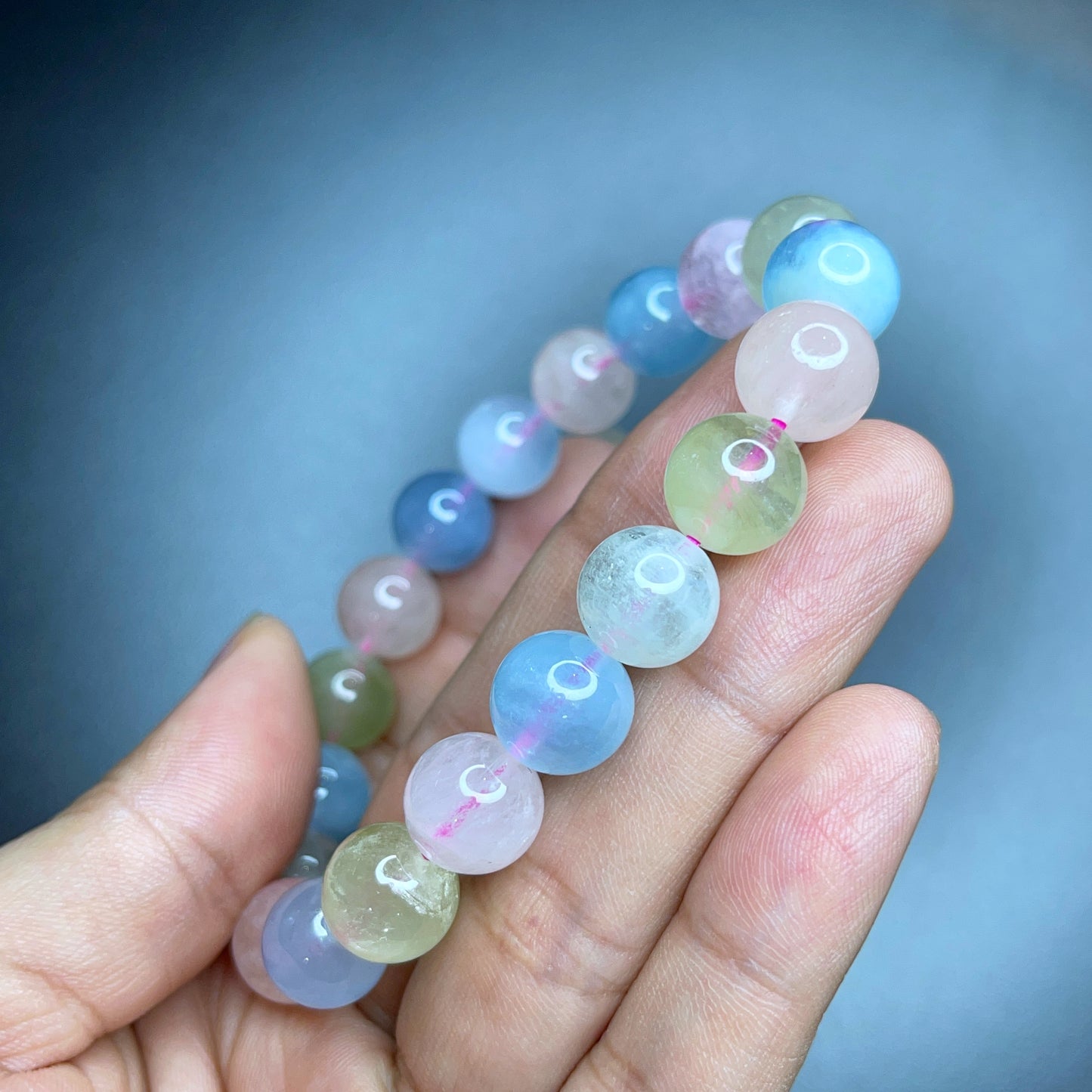 Natural Beryl Bracelet Size 10 mm