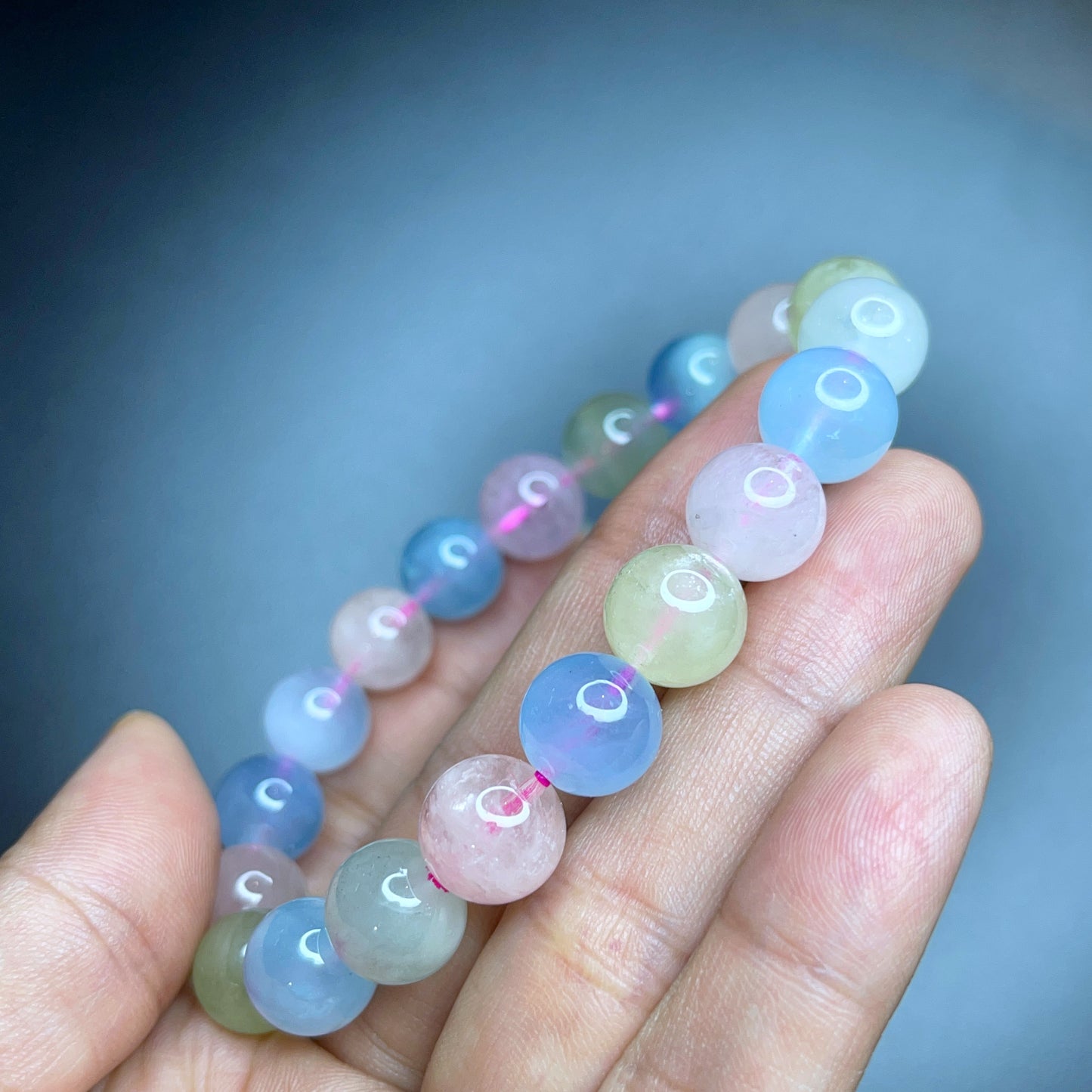 Natural Beryl Bracelet Size 10 mm