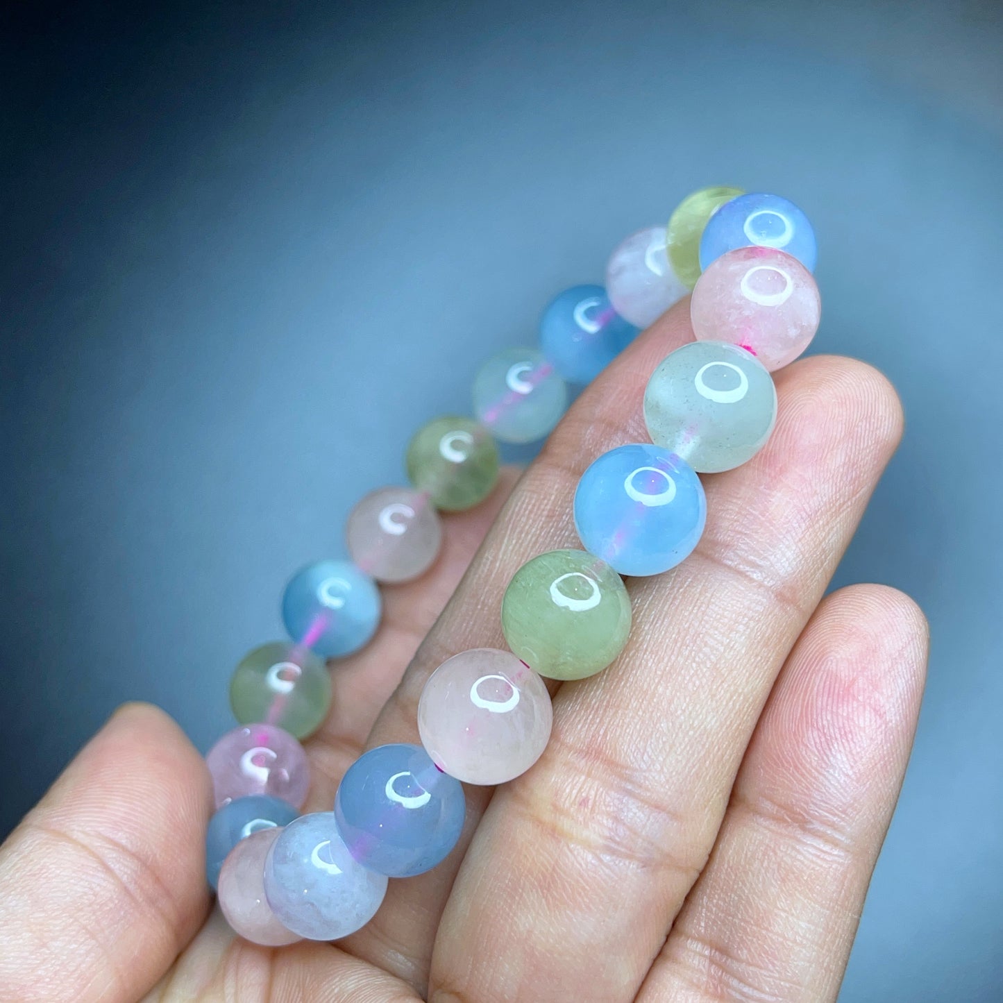 Natural Beryl Bracelet Size 10 mm