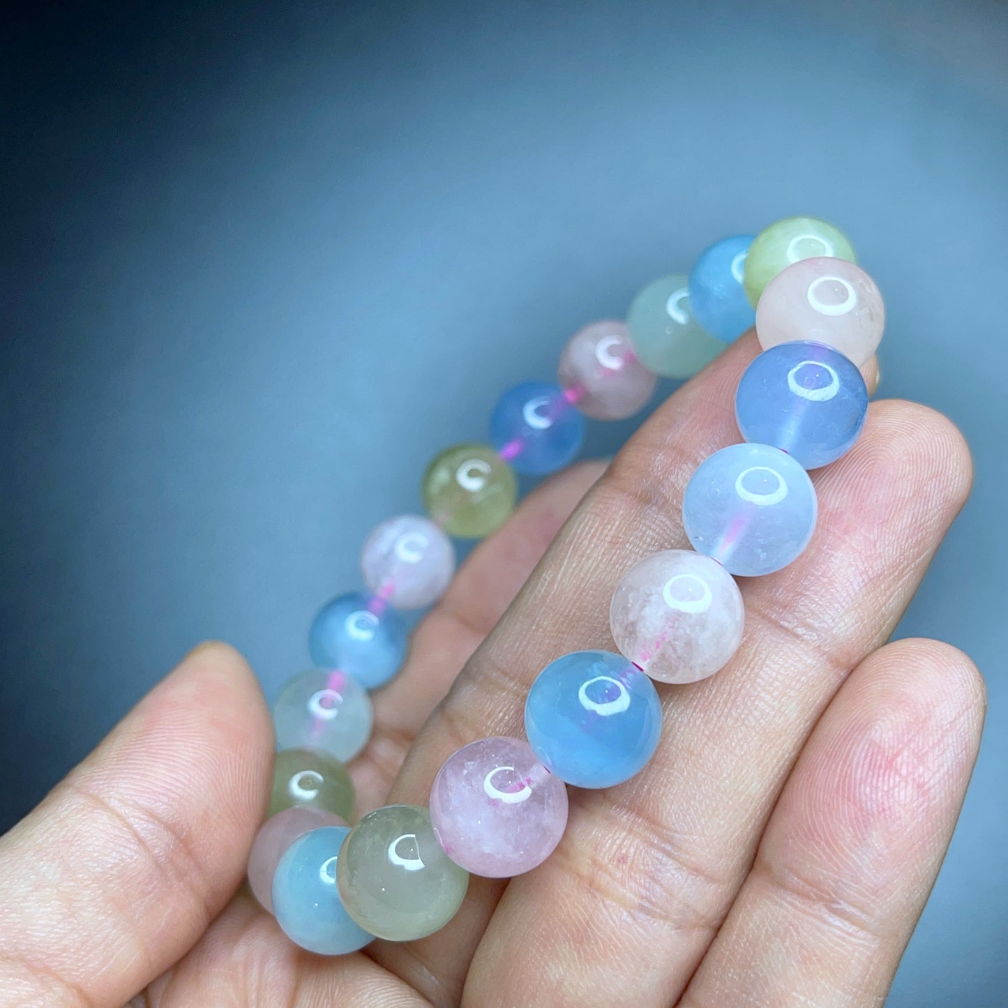 Natural Beryl Bracelet Size 10 mm