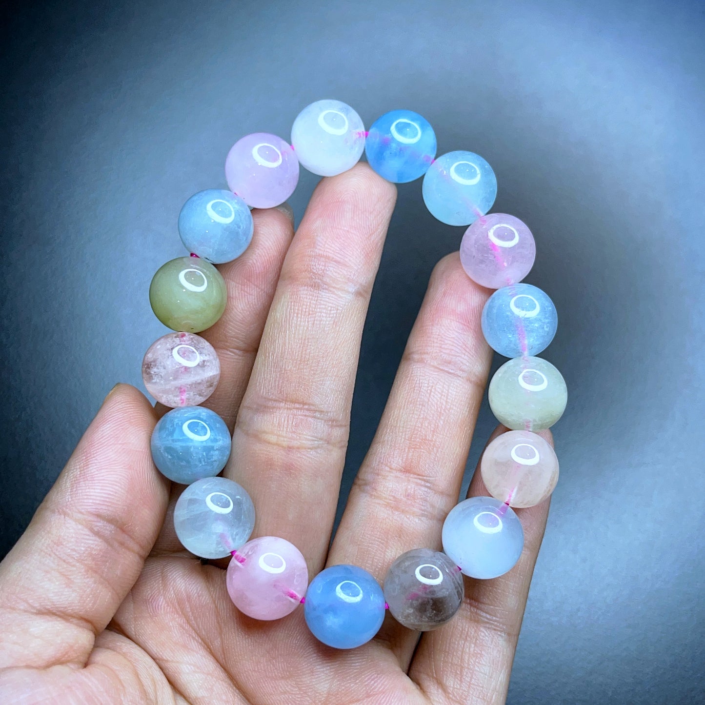 Bracelet en Béryl Taille 12 mm