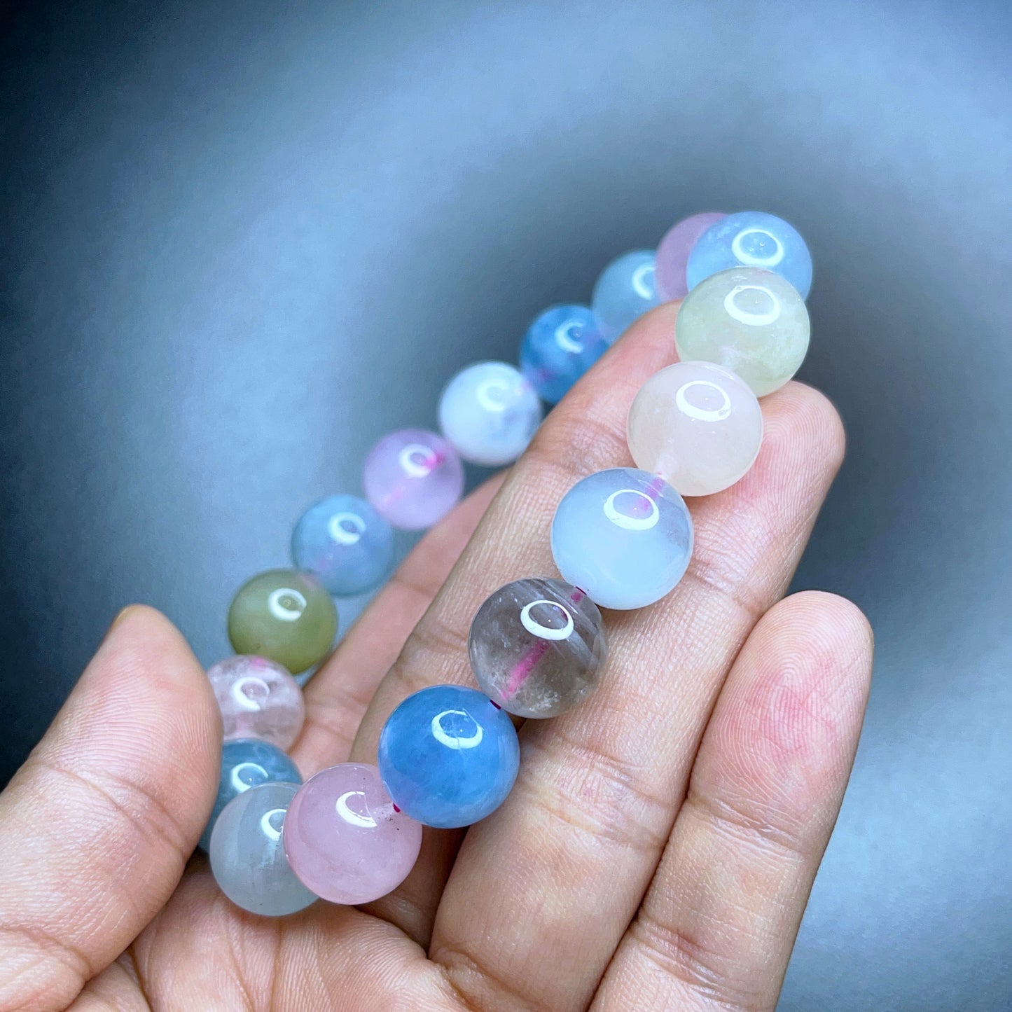 Bracelet en Béryl Taille 12 mm