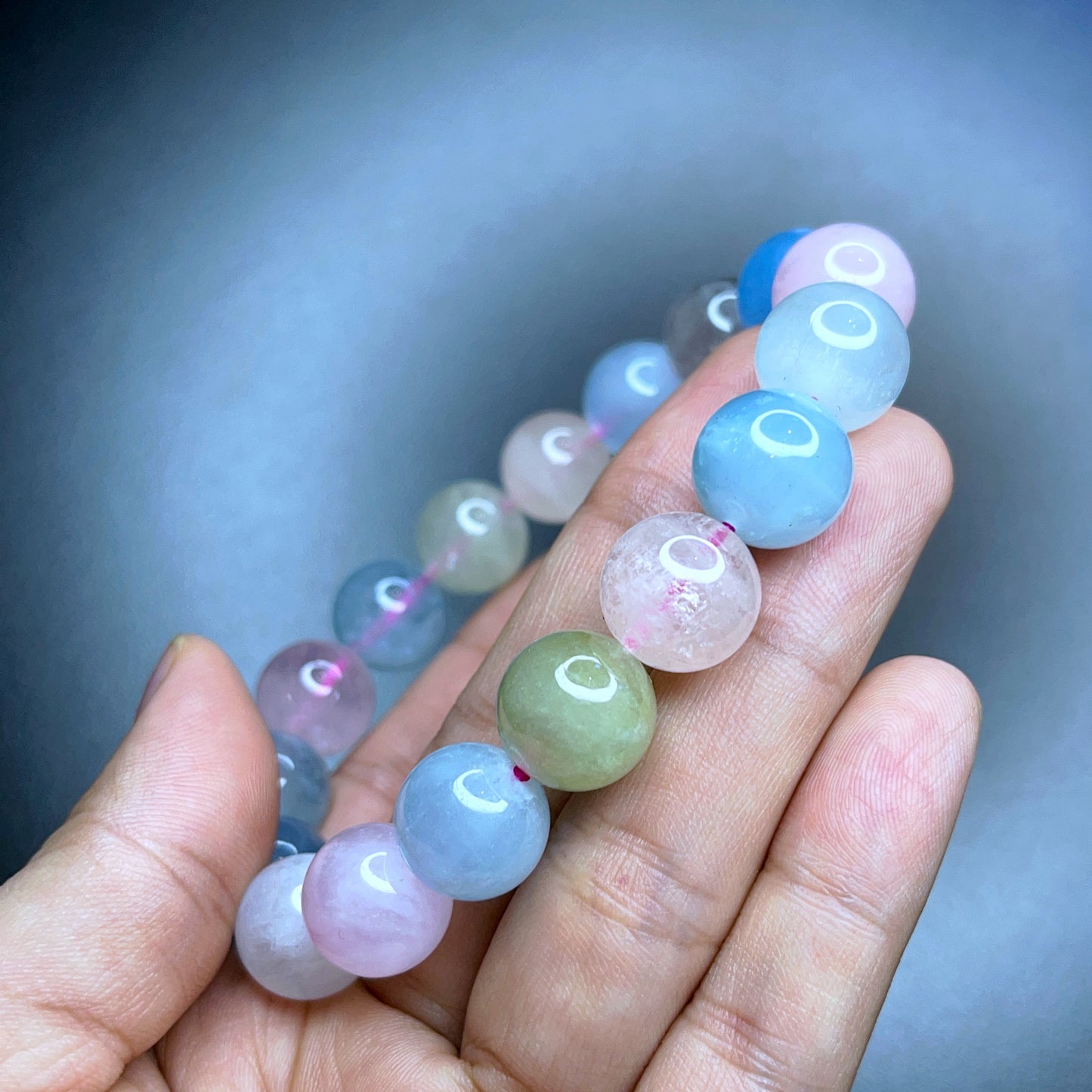 Bracelet en Béryl Taille 12 mm