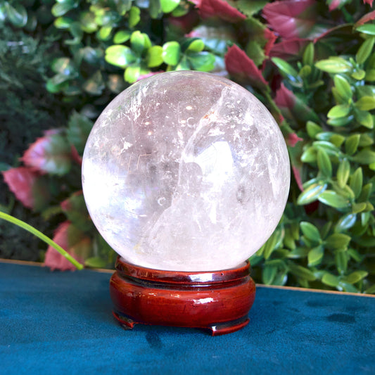 Natural Clear Quartz Sphere