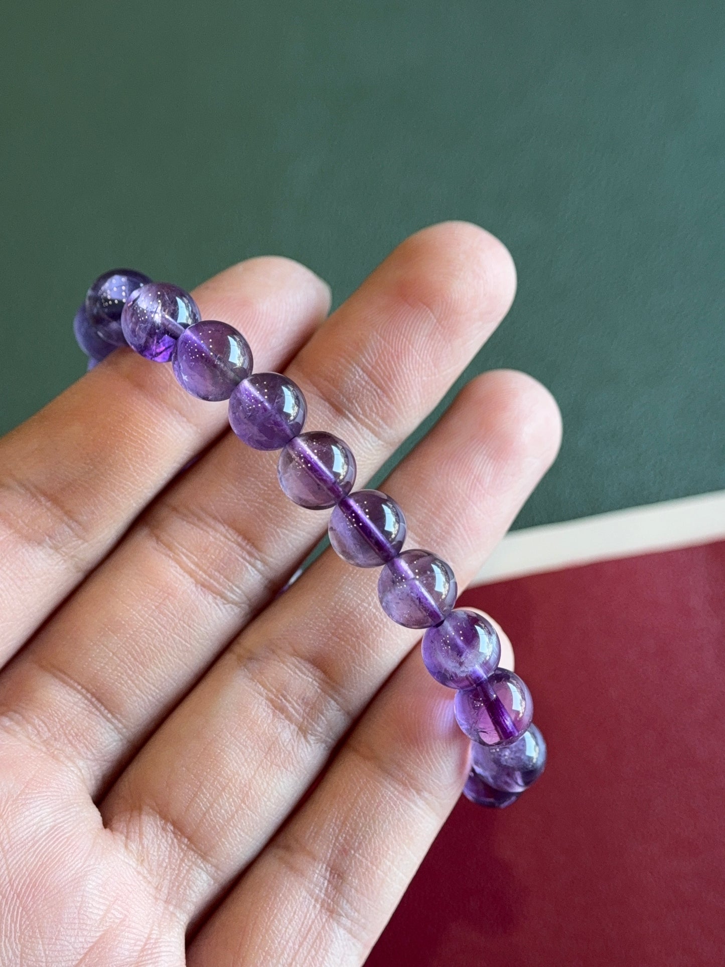 Natural Amethyst VIP Bracelet Size 8.5 mm