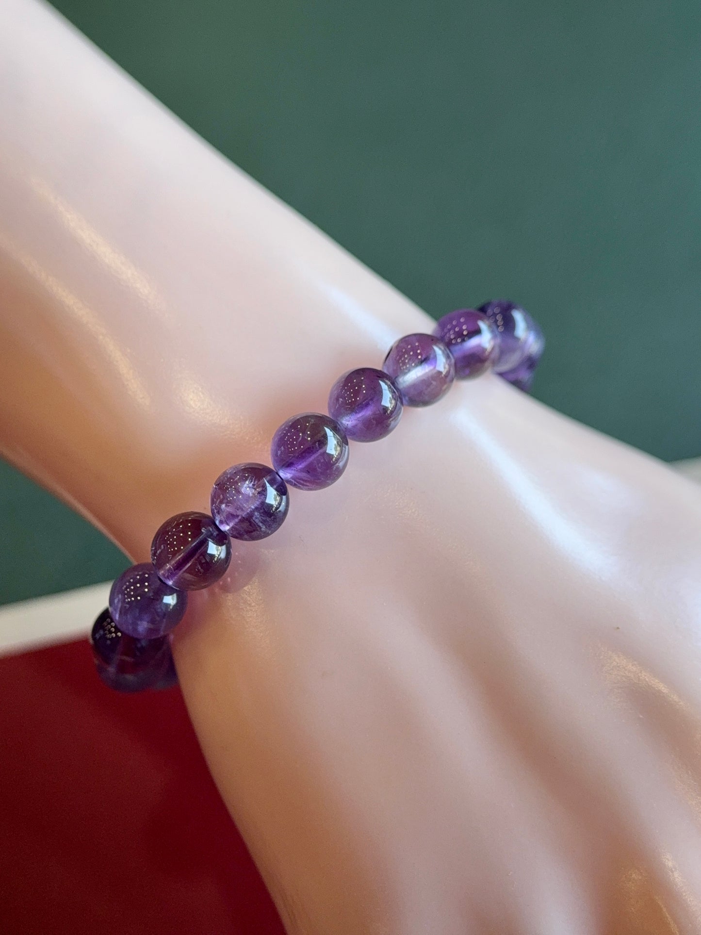 Natural Amethyst VIP Bracelet Size 8.5 mm