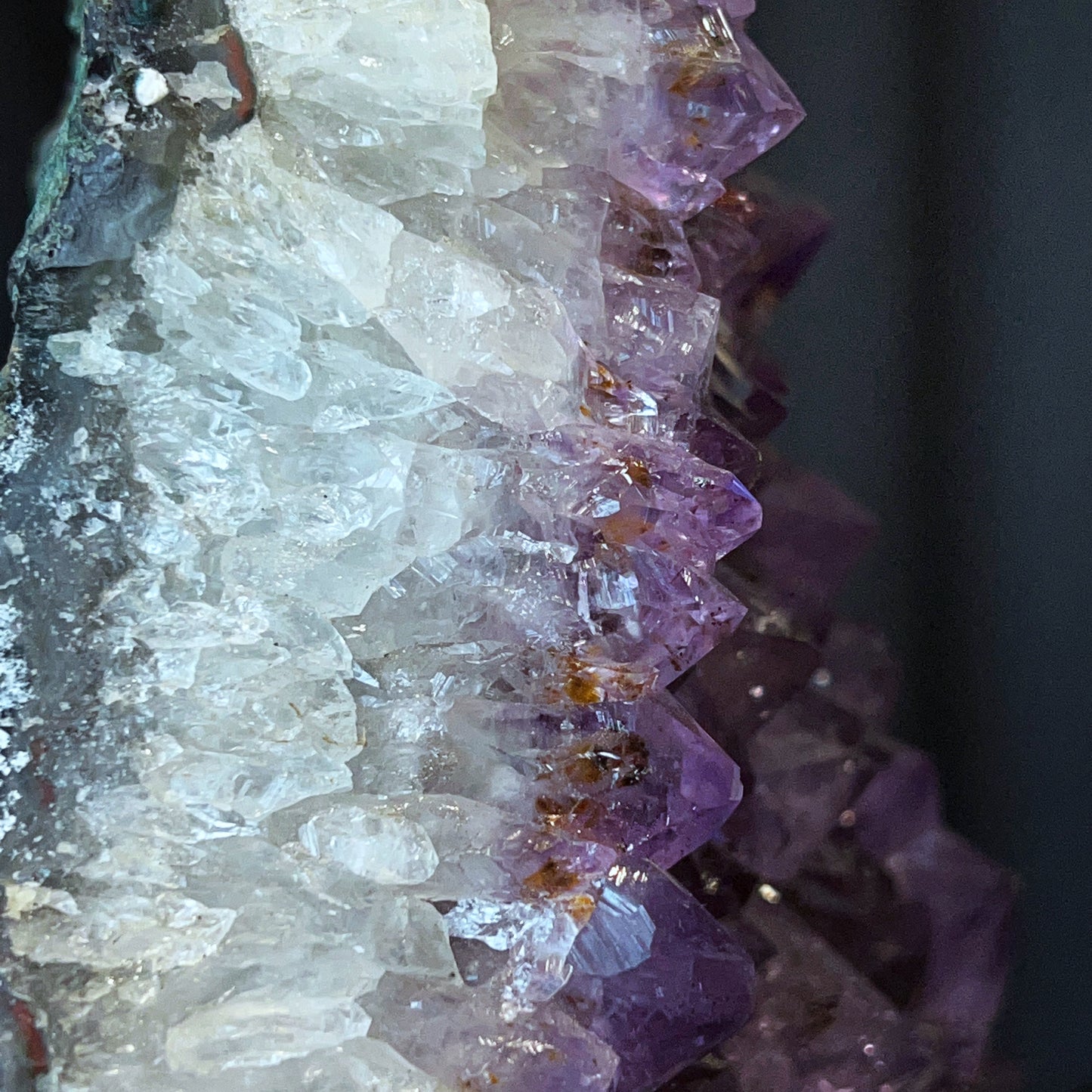 Natural Amethyst and Cacoxenite Specimen