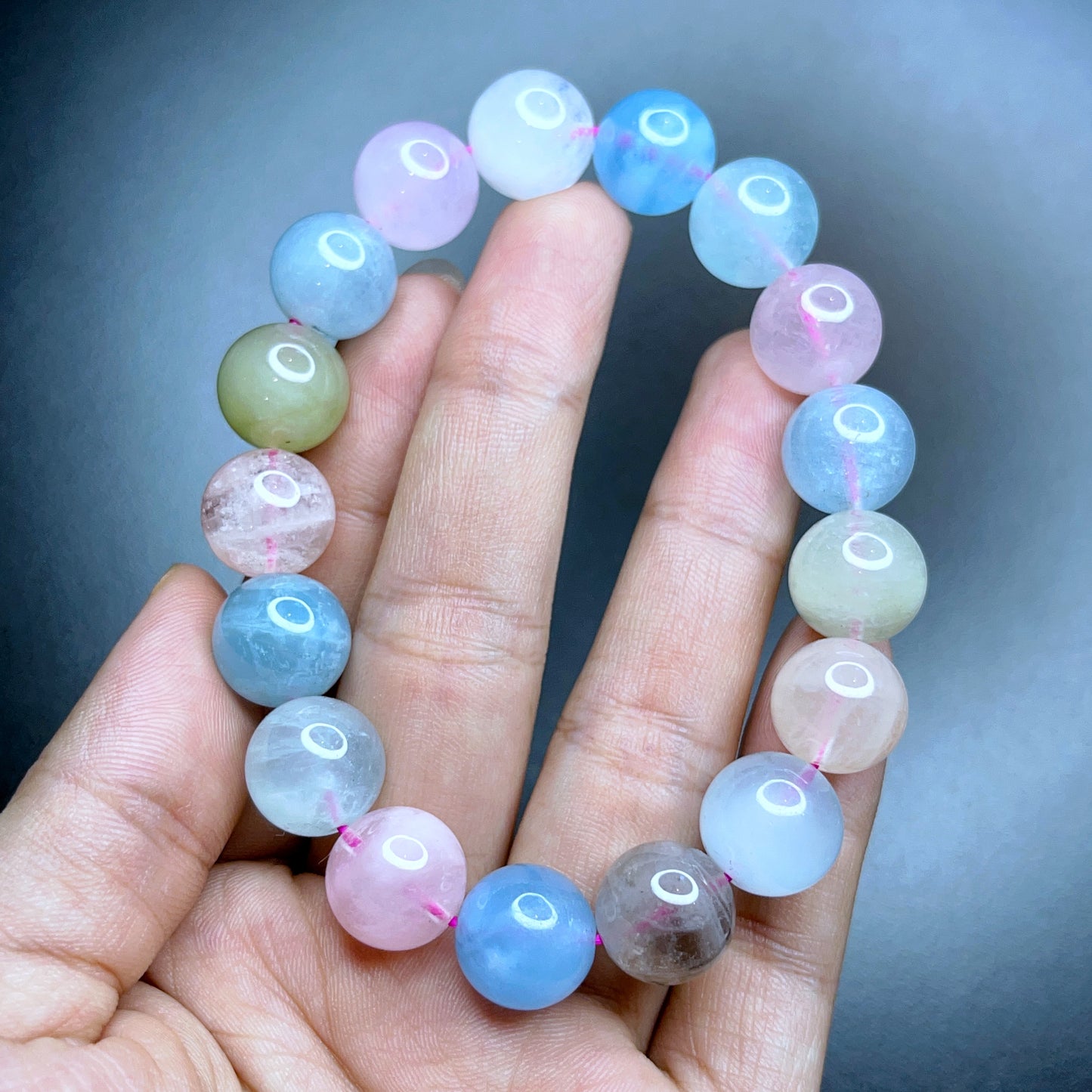 Bracelet en Béryl Taille 12 mm