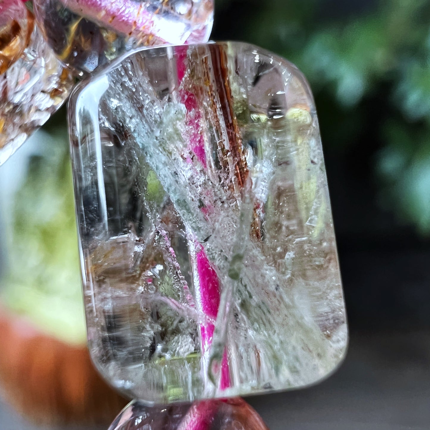 Lu Thong Natural Rutilated Quartz VIP Bracelet Size 9 mm