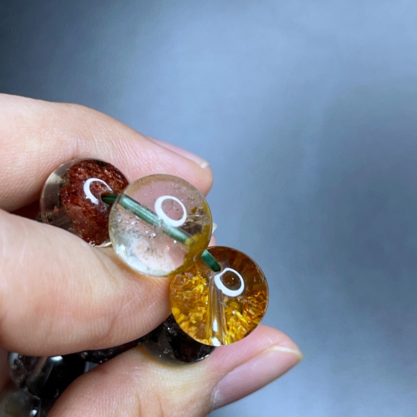 Bracelet quartz paysage Taille 12 mm