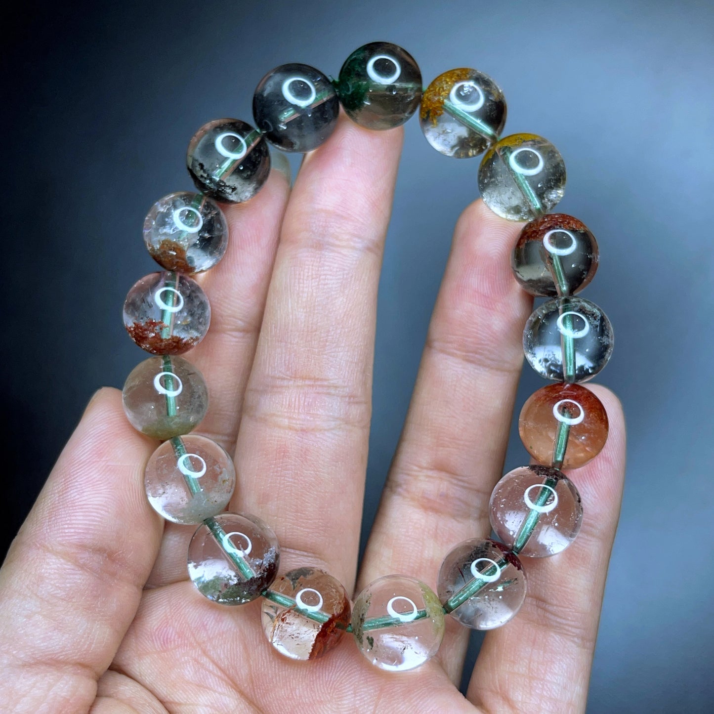 Bracelet quartz paysage Taille 12 mm