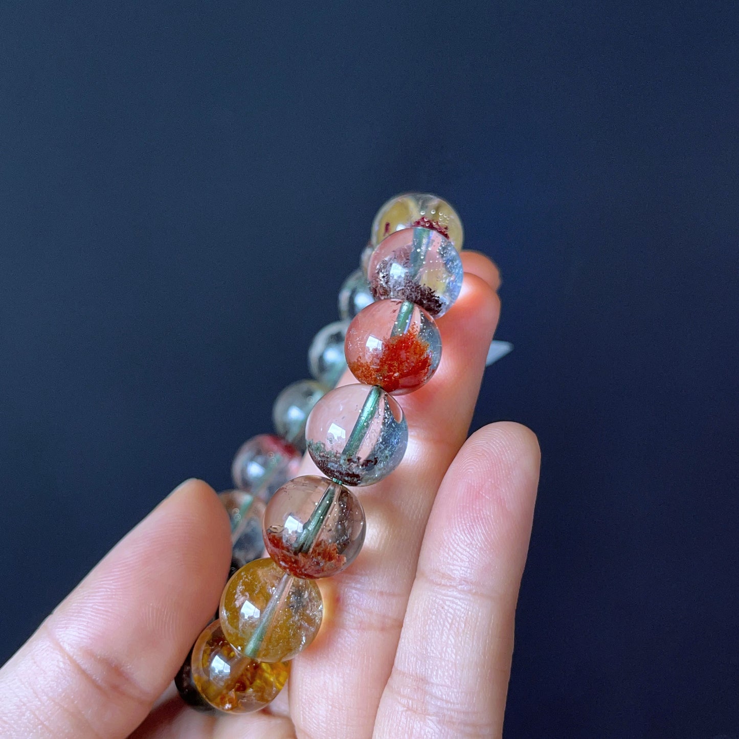 Bracelet quartz paysage Taille 12 mm