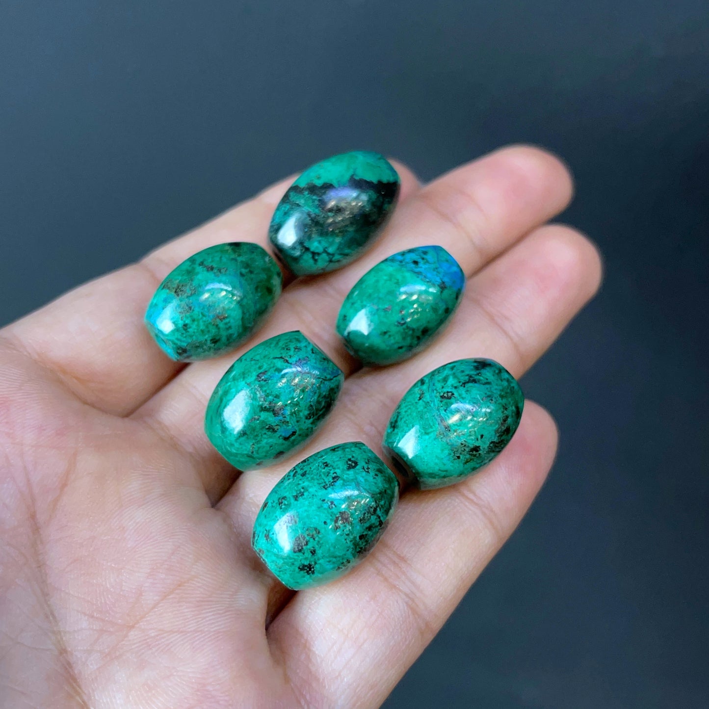 Pendentif string Lu chrysocolle