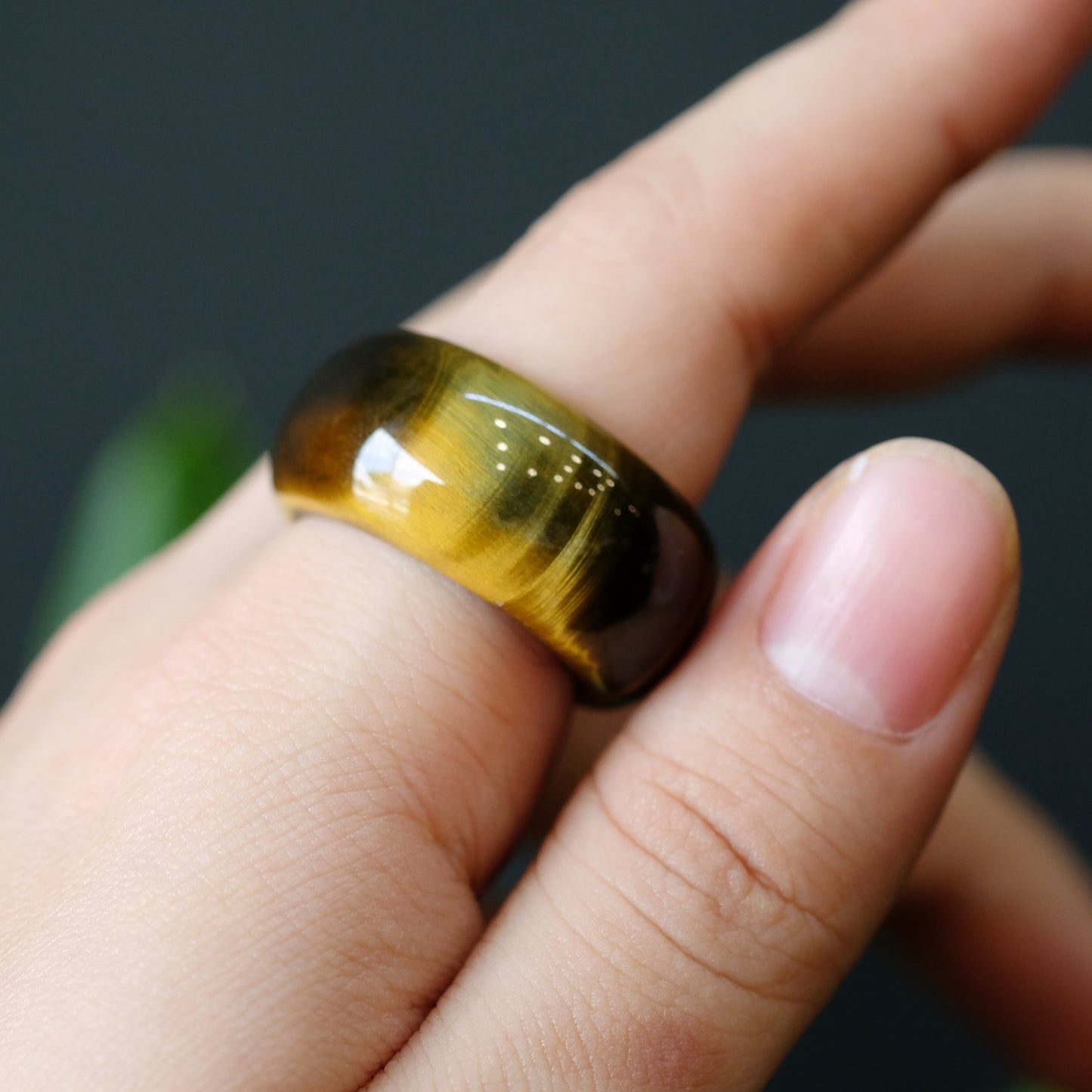 Bague Oeil de Tigre Taille 1.9