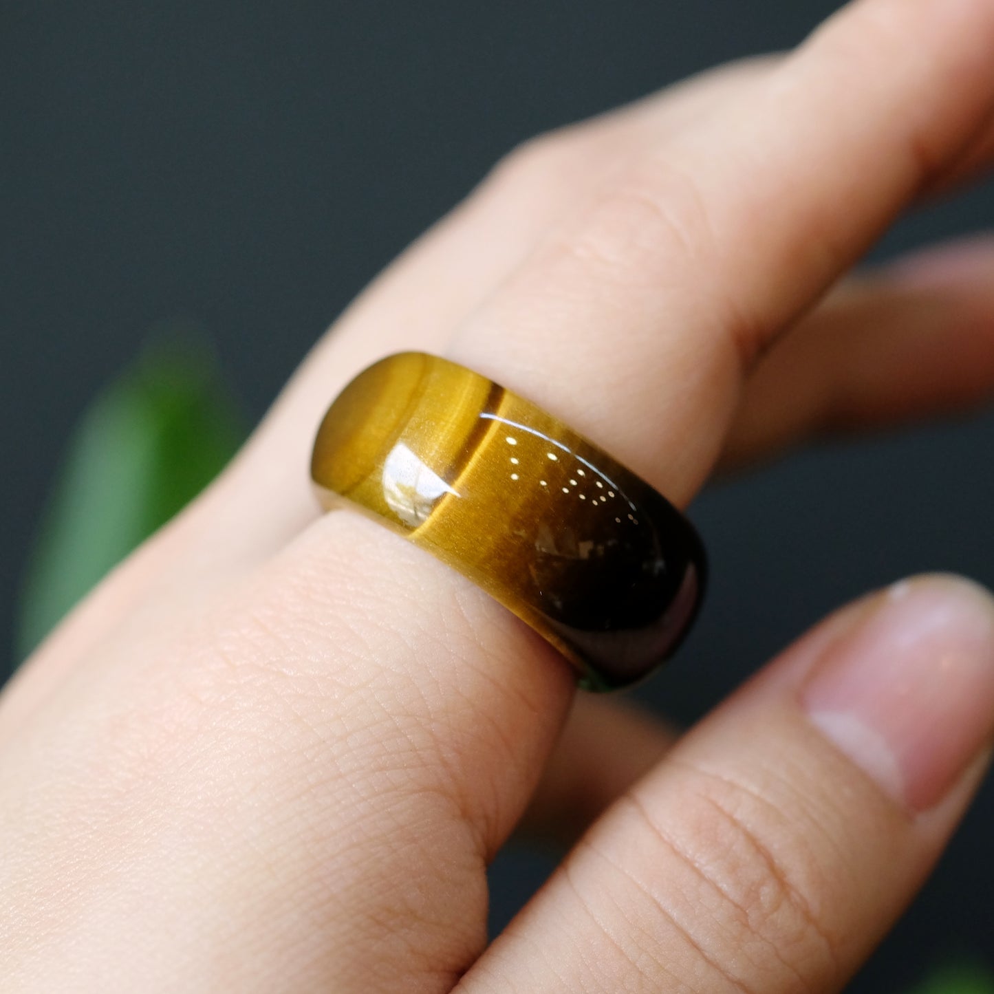 Bague Oeil de Tigre Taille 1.9