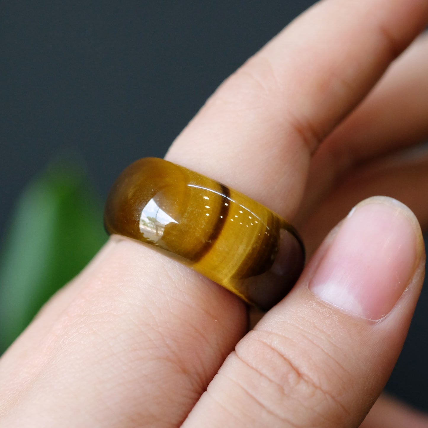 Bague Oeil de Tigre Taille 1.9