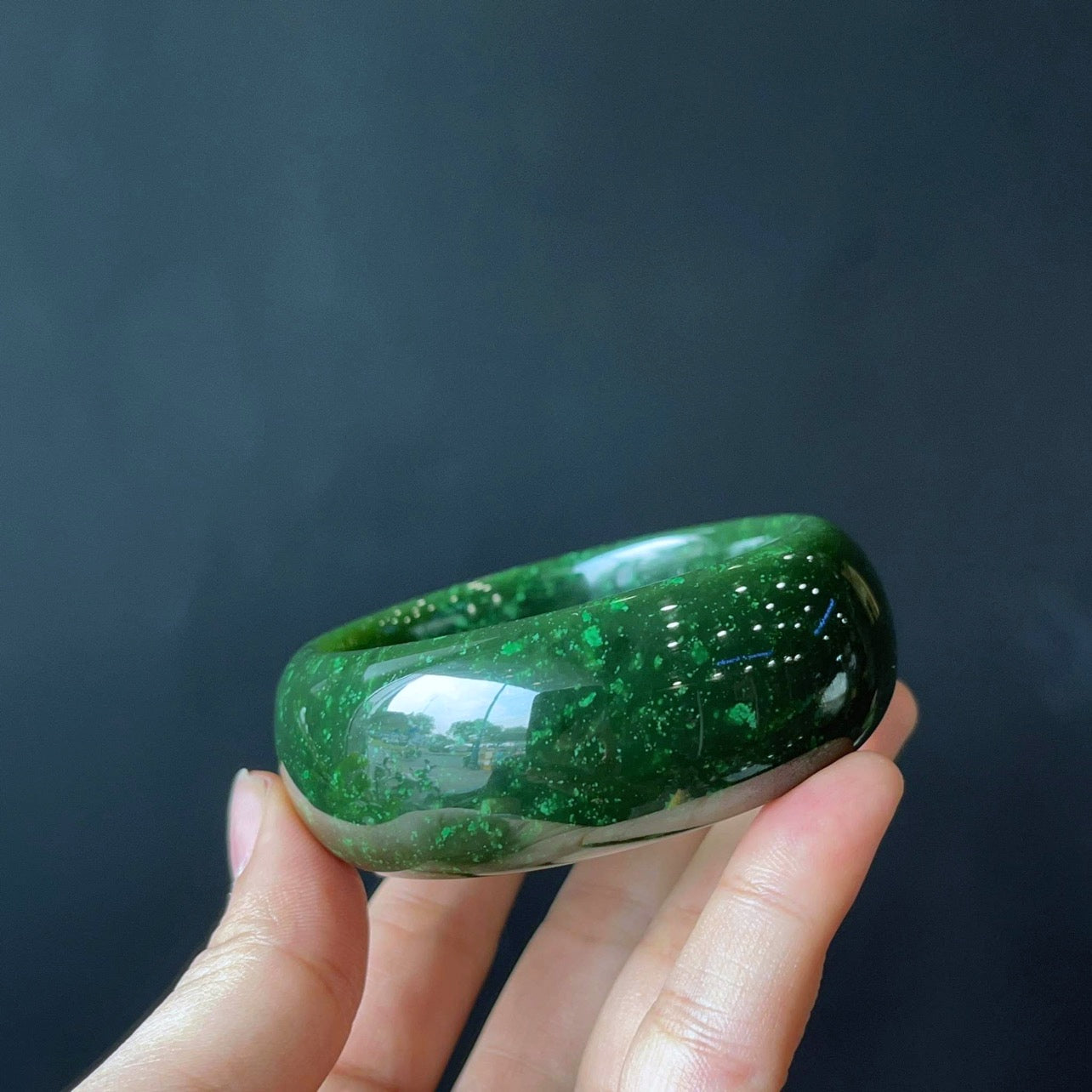 Natural hotsell jade bangle