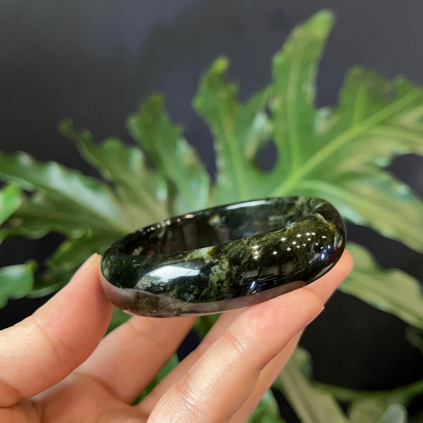 Serpentine Bangle Leaf Style Size 52 mm