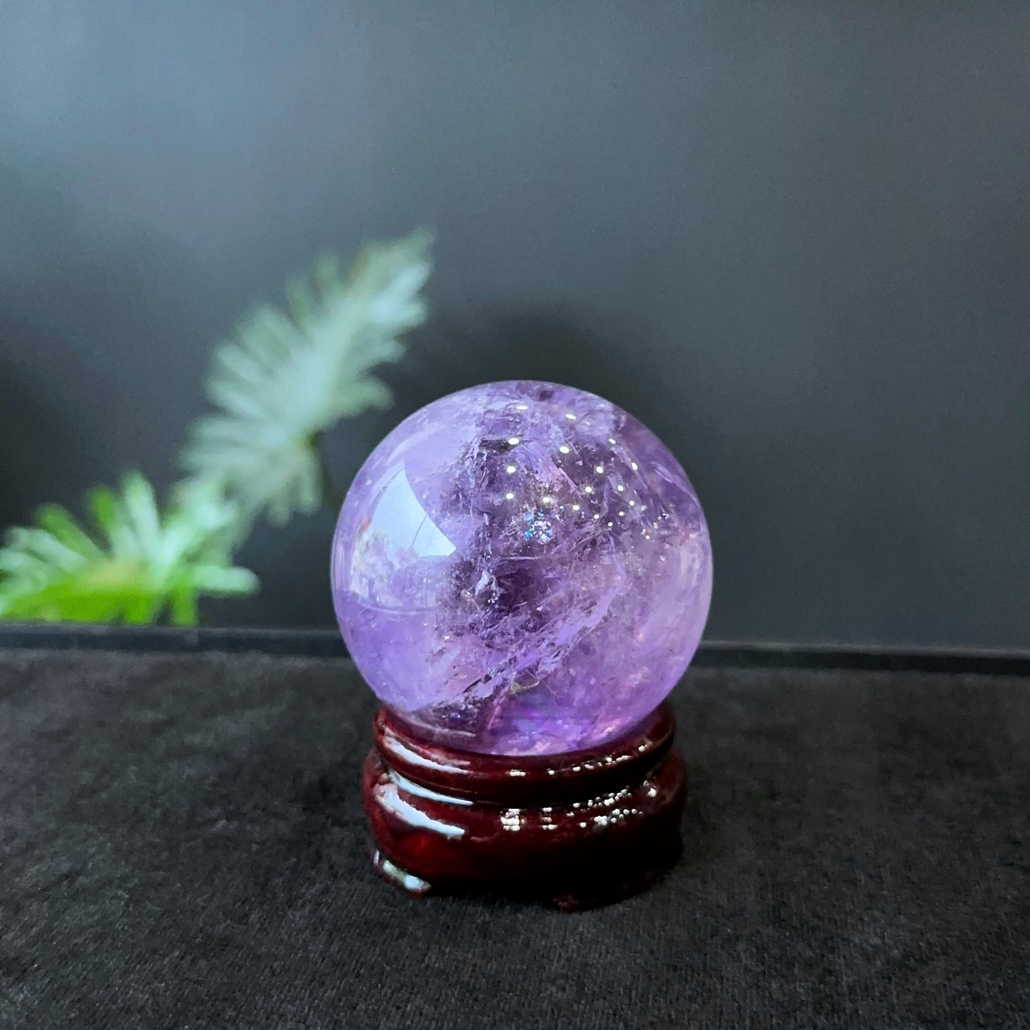 Sphère d'améthyste