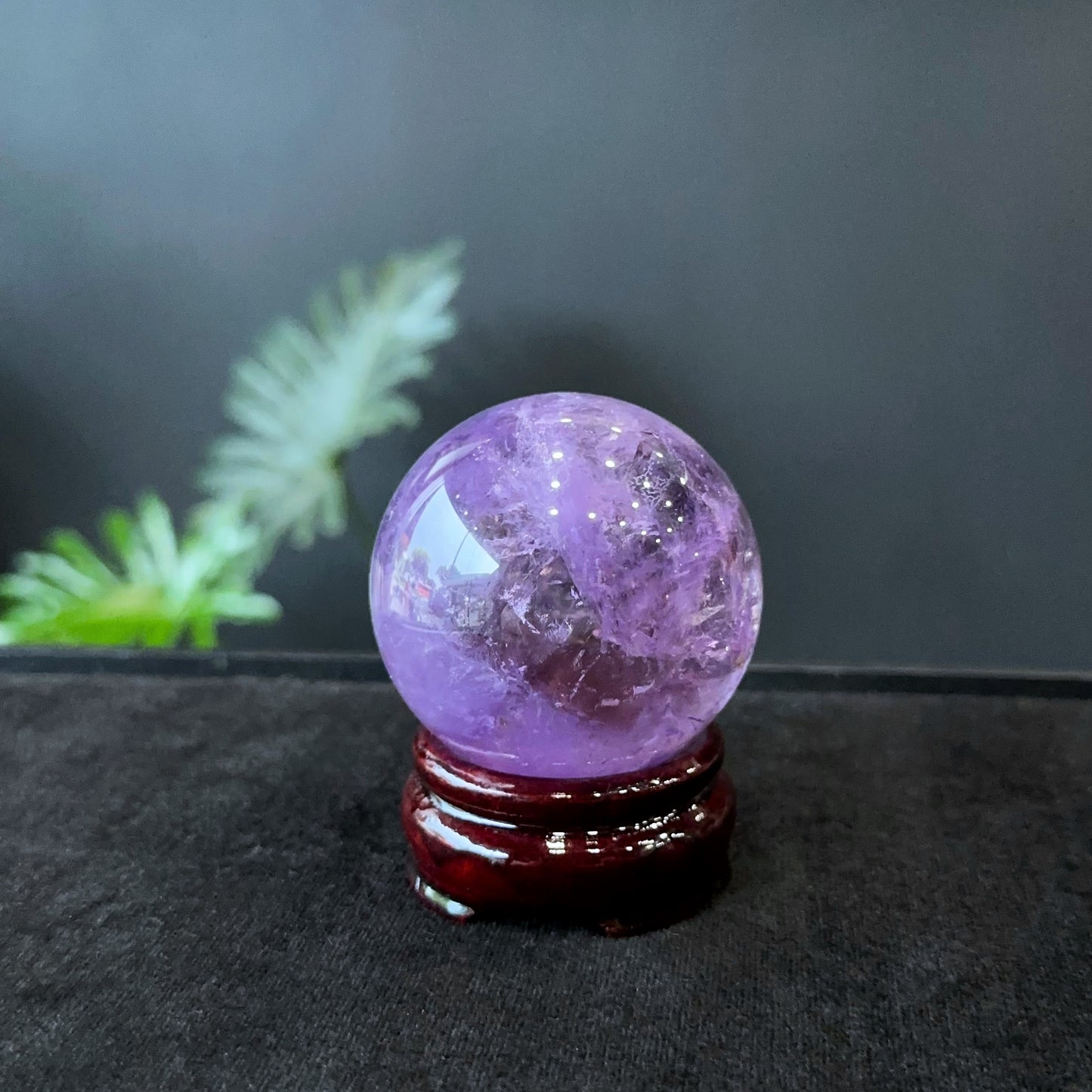 Sphère d'améthyste