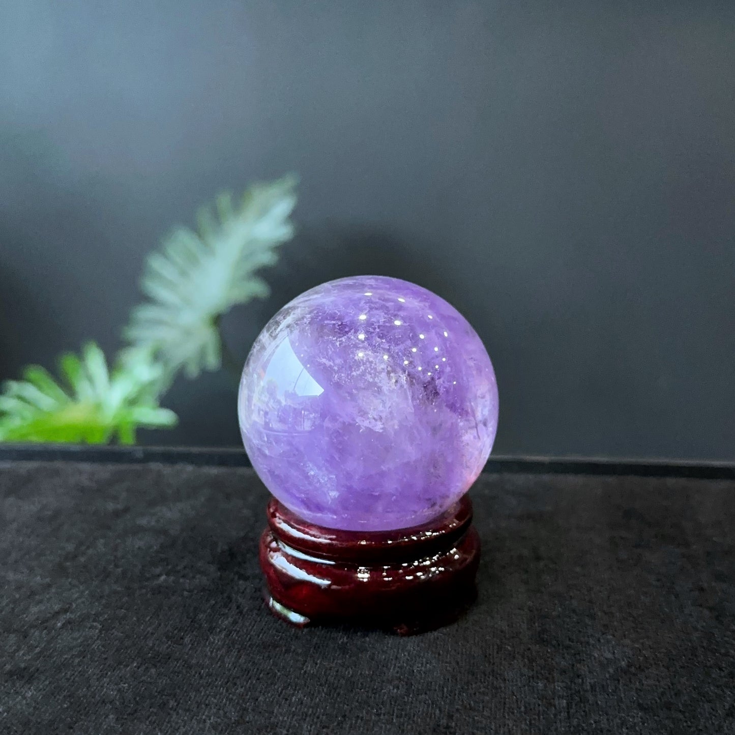 Sphère d'améthyste
