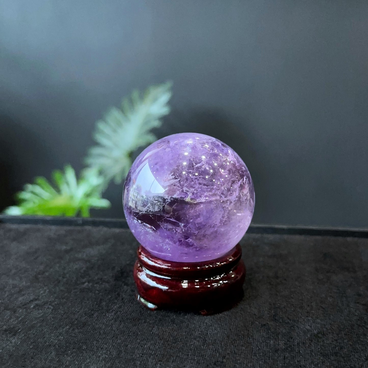 Sphère d'améthyste