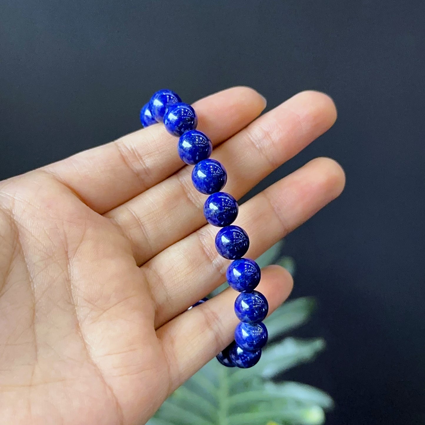 Natural Lapis Lazuli Bracelet Size 9 mm