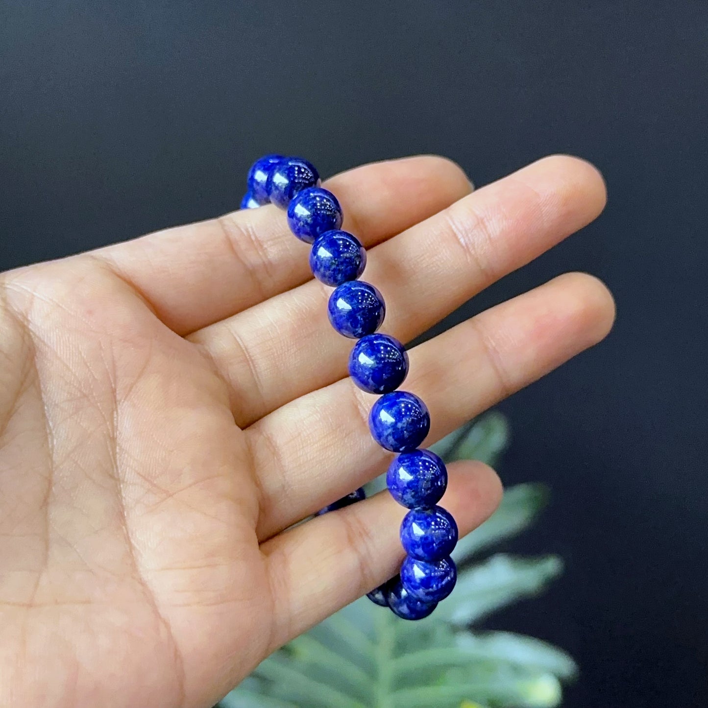 Natural Lapis Lazuli Bracelet Size 9 mm
