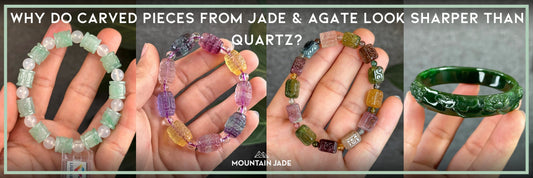 💎 Why Do Carved Pieces from Jade & Agate Look Sharper Than Quartz?