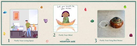 🌿 How to Purify Your Living Space, Mind & Feng Shui Stones