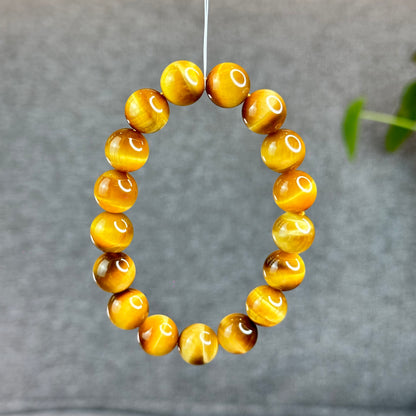 Natural Golden Center Tiger Eye Bracelet Size 12 mm