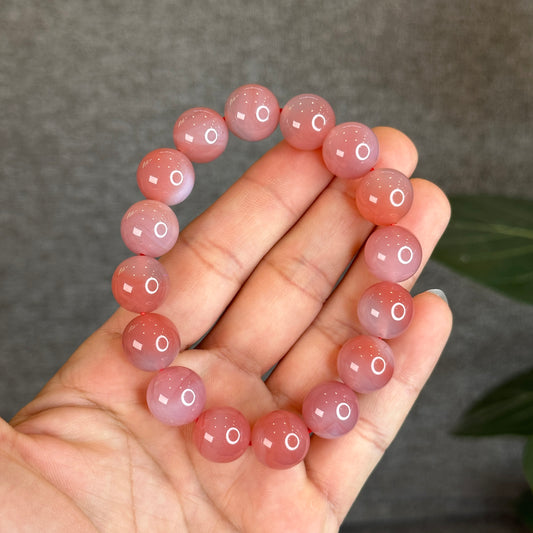 Bracelet en agate Yanyuan taille 12,5 mm