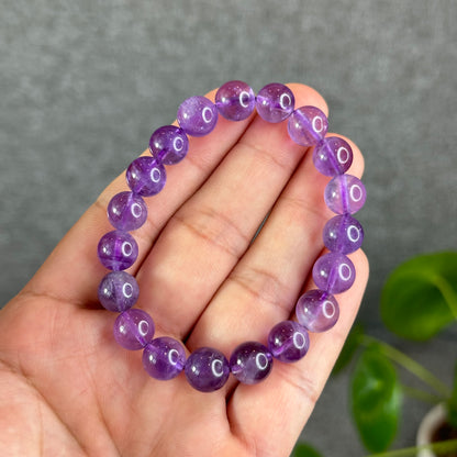 Natural Amethyst VIP Bracelet Size 9.5-10 mm