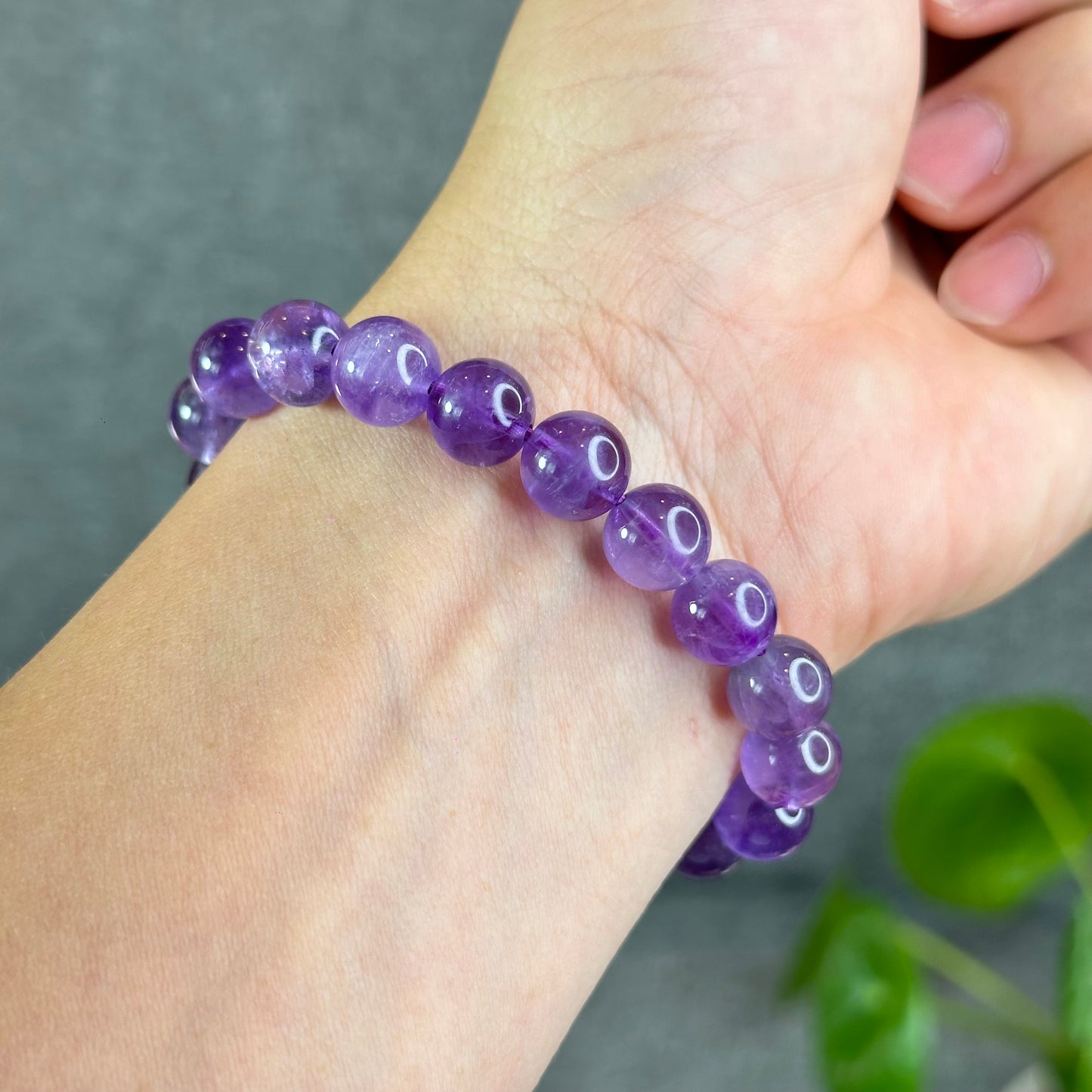 Natural Amethyst VIP Bracelet Size 9.5-10 mm