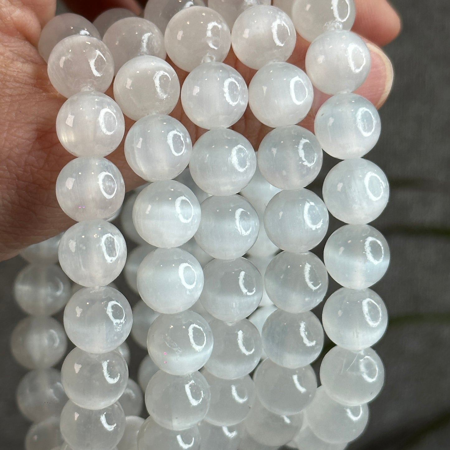 Selenite Bracelet Size 10.5 mm