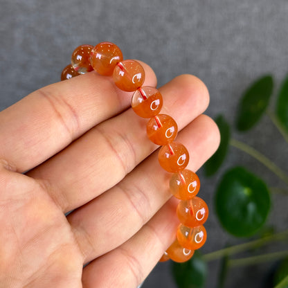 Red Amphibole Bracelet Size 10.5 mm